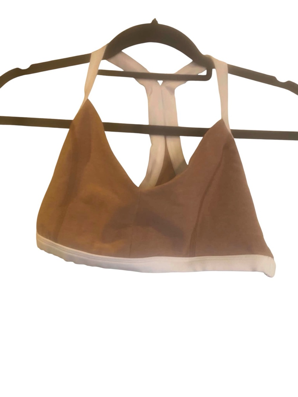 NWT Beyond Yoga Sports Bra TAN Size Large